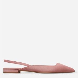EVERLANE THE EDITOR SLINGBACK - ROSEWOOD SUEDE - SIZE 10